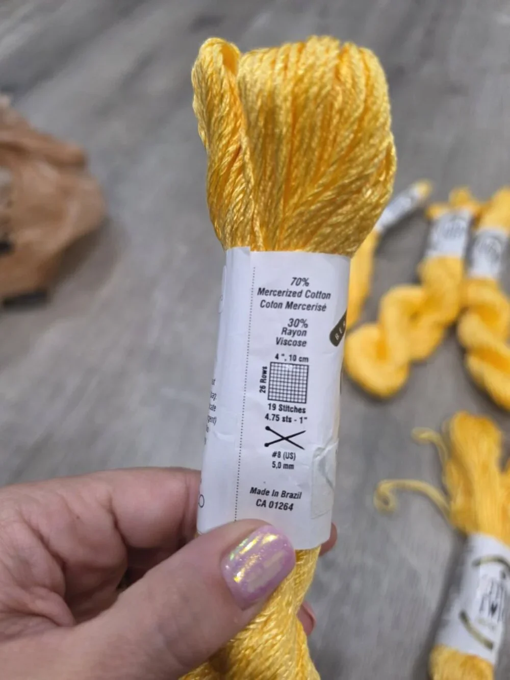 berroco vintage Twist Yellow Yarn Bundle. 2 unrolled large balls and new yarn